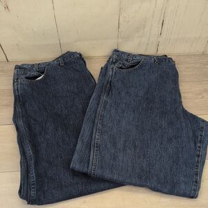 Lot Of 2 RedHead Classic Fit Jeans Men's Size 44x34 Blue Denim Dark Wash